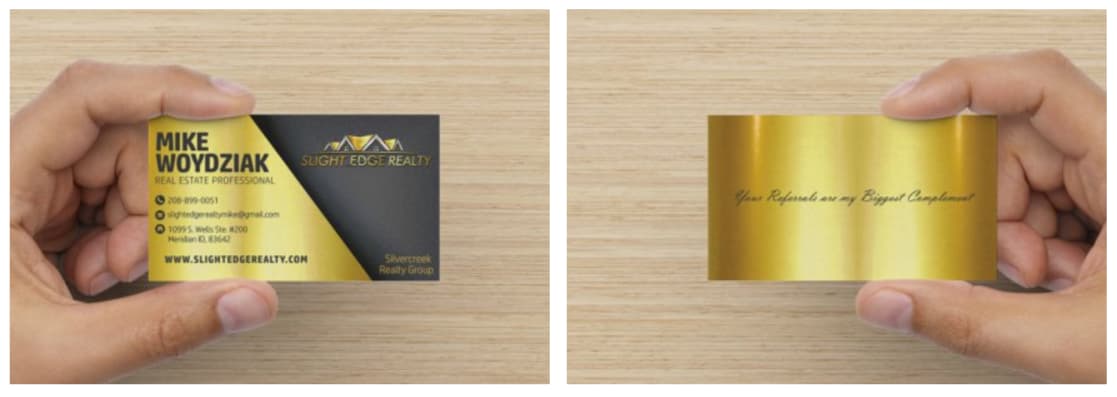 Gold Business Card